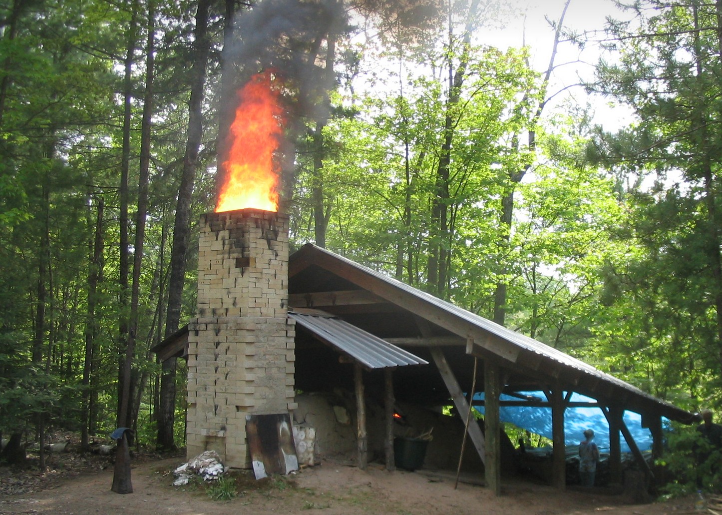 Anagama kiln firing ceramics